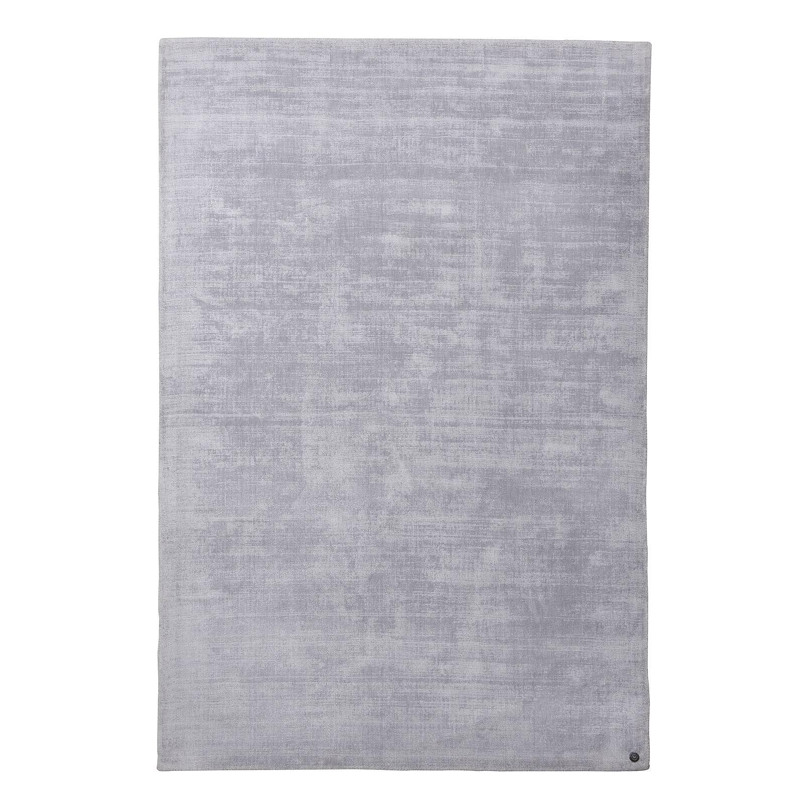 Shine Kurzflorteppich Viskose Silber 50 x 80 cm 0