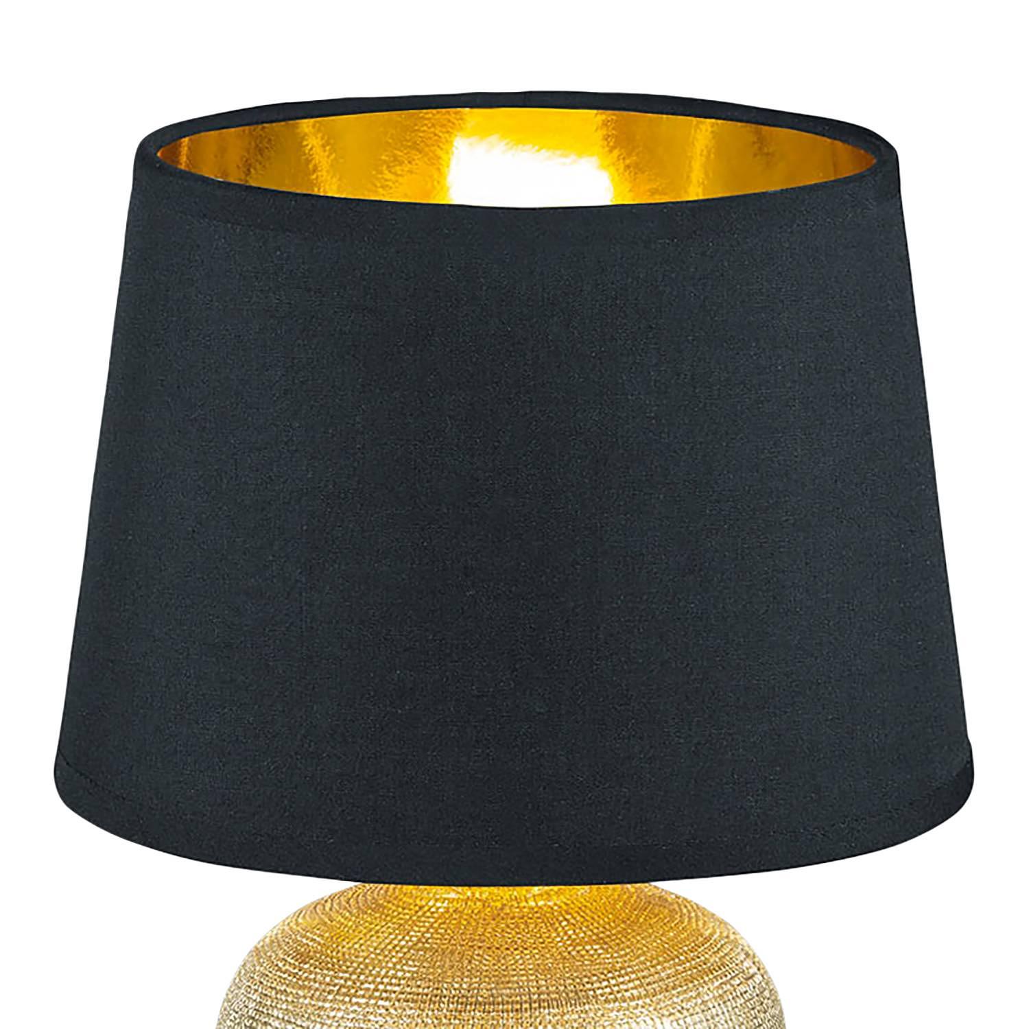 Luxor I Table lamp Cotton fabric Ceramic 1-light 2