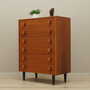 Vintage chest of drawers Teak wood Brown 1960s 2
