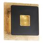 LED-Wandleuchte Hennes Eisen Schwarz Gold 3