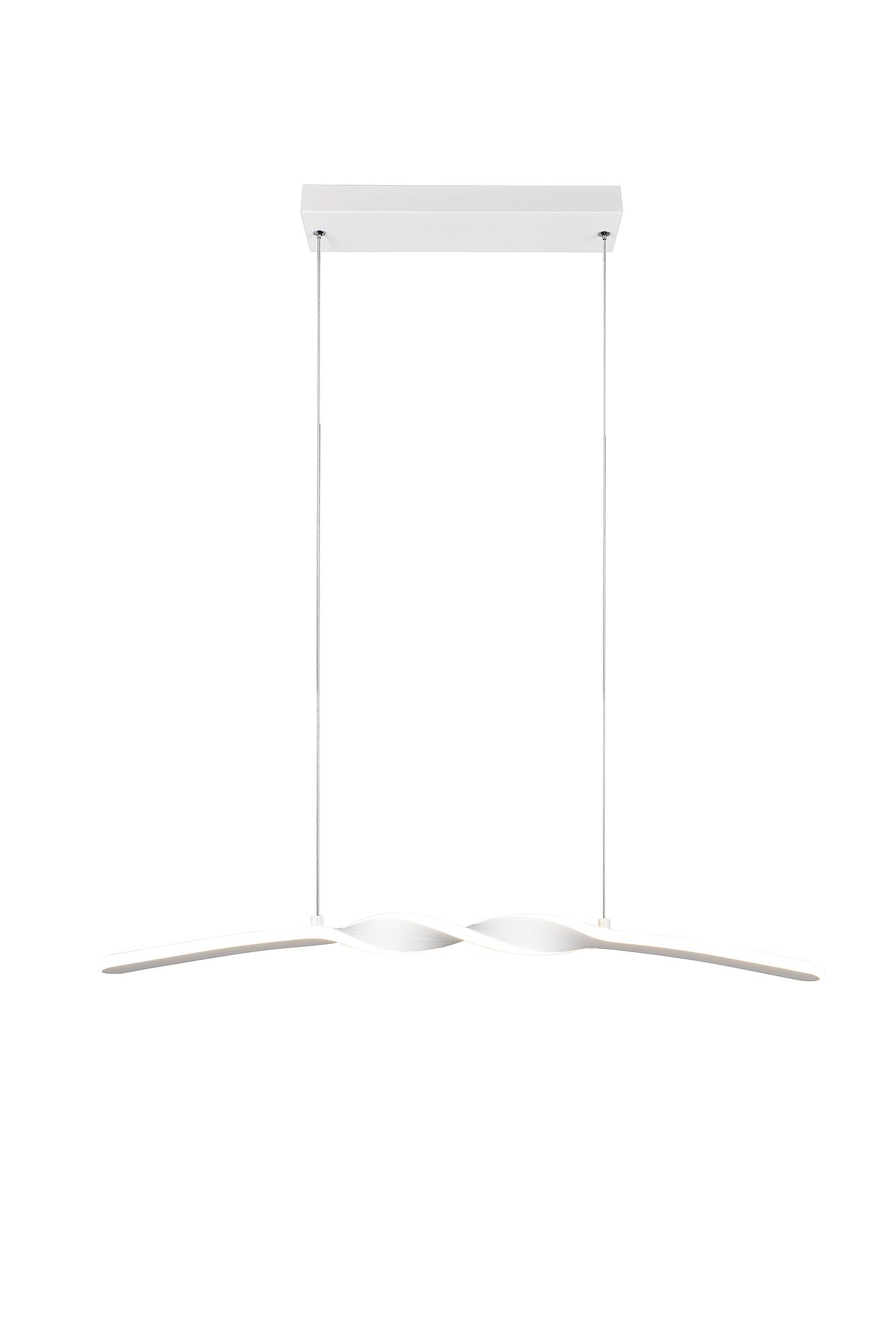 Ginko LED-Pendelleuchte 1-Flammig Eisen Silikon Weiß 4