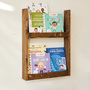 Jeya Montessori Bücherregal Holz Nussbaum 0