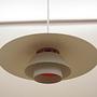 Hanging lamp White 1960s 2