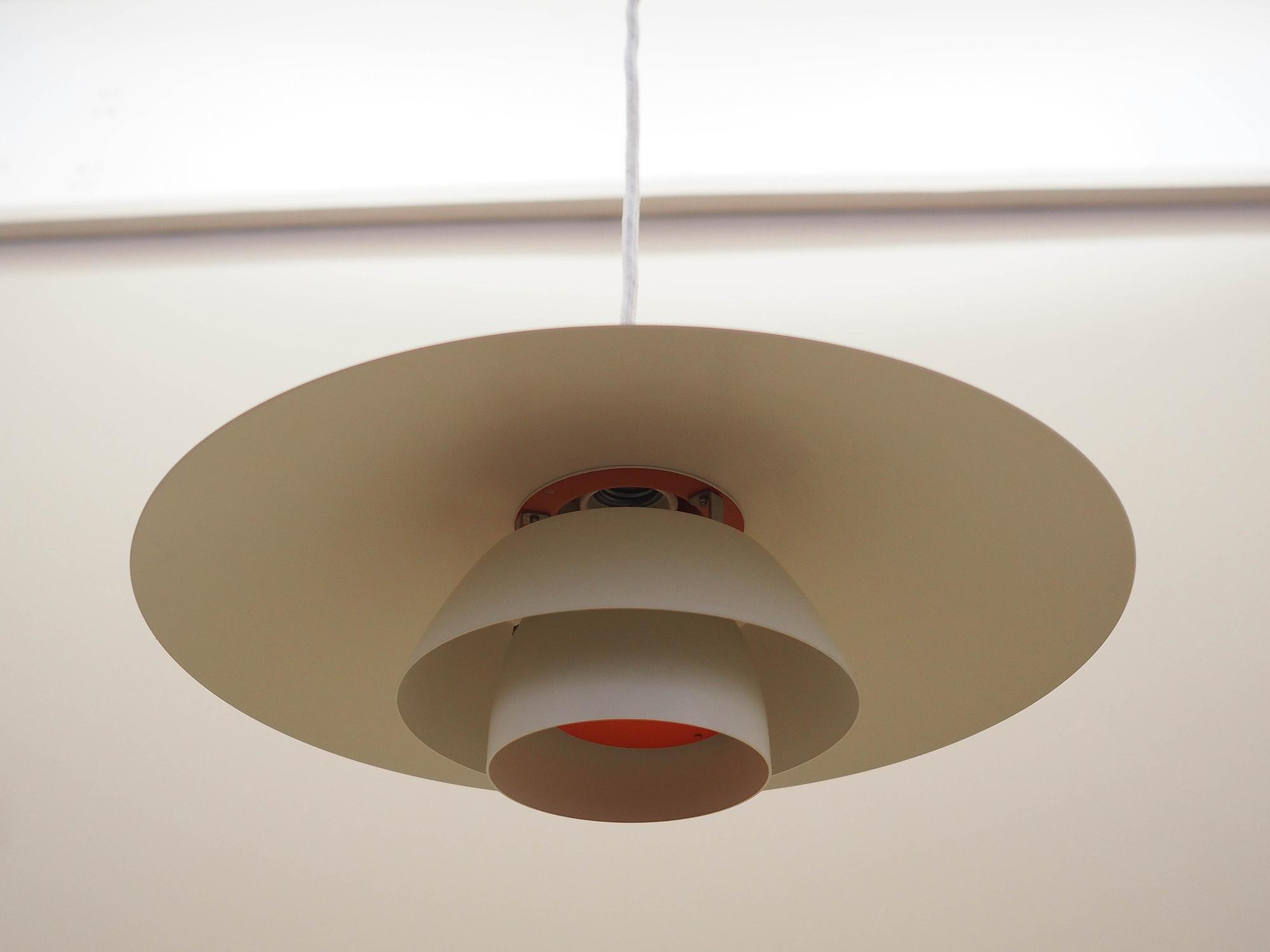 Hanging lamp White 1960s 2