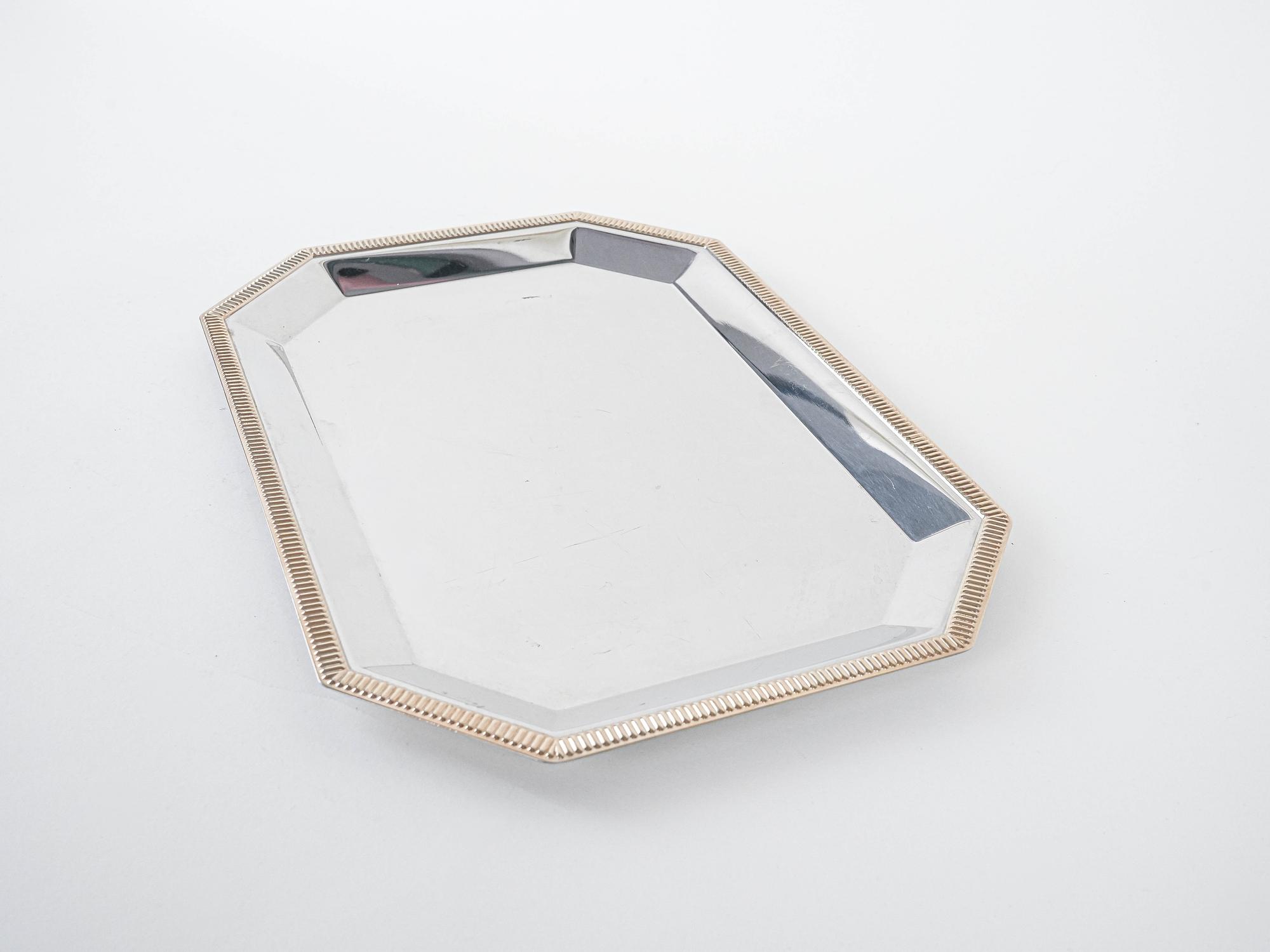 Tray Stainless Steel Silver 3
