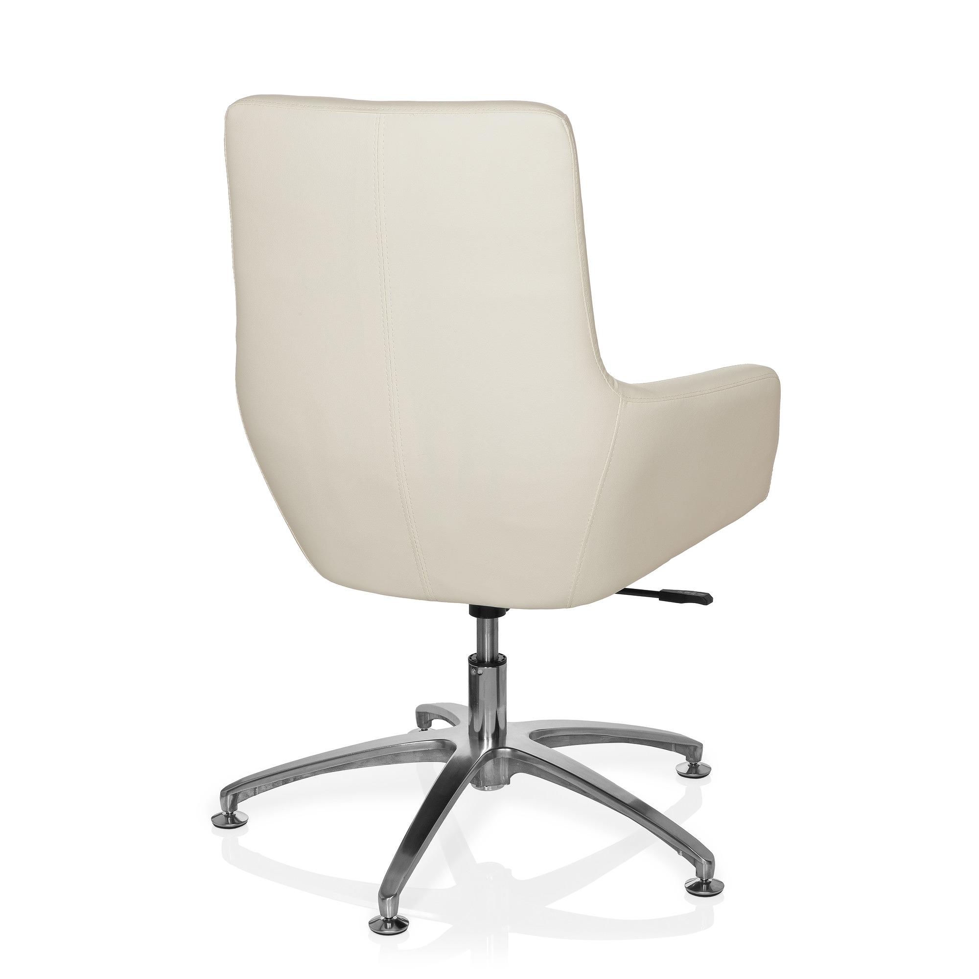 SHAKE 300 Sedia da ufficio Ecopelle Bianco 8