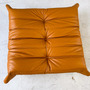 Togo Ottoman High-gloss leather Cognac Light 2