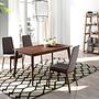 Extendable Dining Table Brown 0