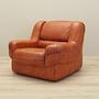 Sessel Leder Braun 1970er Jahre 1
