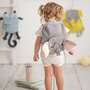 Elefanten Rucksack Baumwolle Grau 4