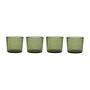 4x Kuki Glas Grün 0