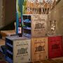 Weinregal für 12 Flaschen Tannenholz Taupe 2