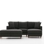 Sofa Récamiere Rechts Textil Anthrazit 7