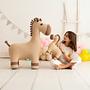 Pferd Maxi & Pferd Mini Plüschtier Baumwolle Braun 8
