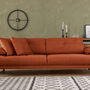 3-seater sofa orange 0