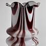 Vintage Vase Milchglas 1960er Jahre 2
