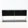 Sideboard 2x1 Mit 2 Klapptüren Graphitschwarz 0