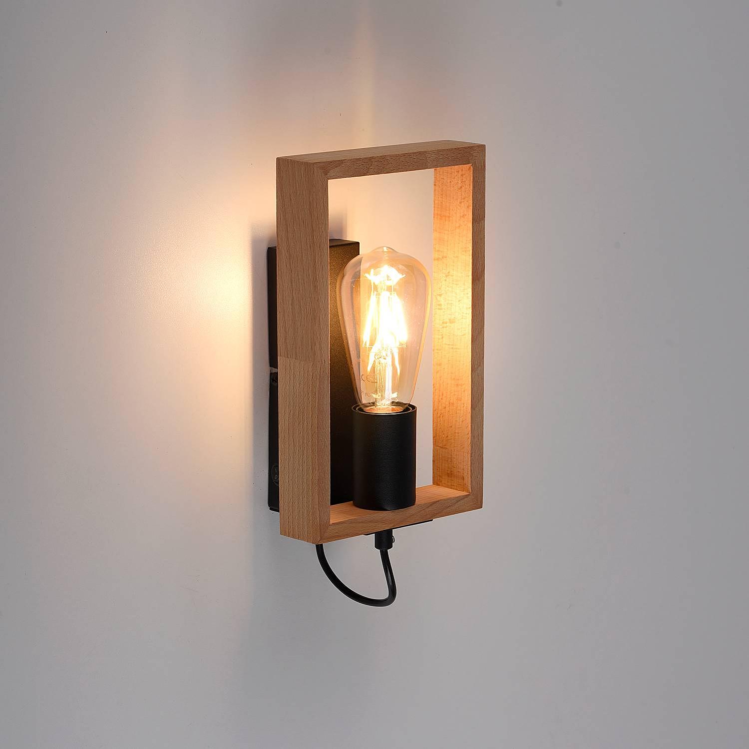 Franky Wandleuchte 1-flammig Akazie Massiv 4