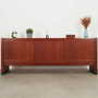 Vintage Sideboard Teakholz Braun 1960er Jahre 1