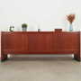 Vintage Sideboard Teak Brown 1960s 1