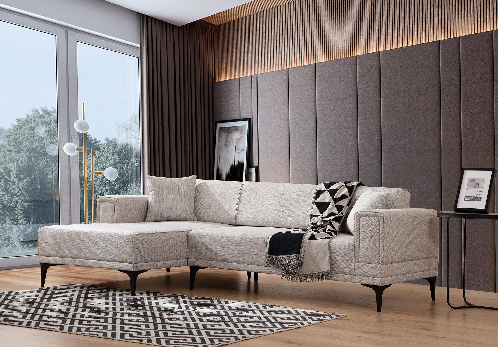 Horizon Ecksofa Rechts Ecru 1