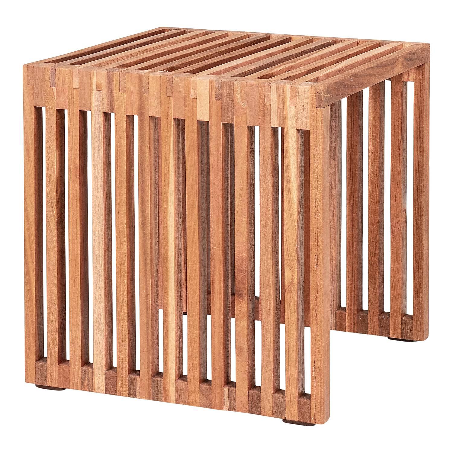 Pego Beistelltisch Teakholz Braun 2