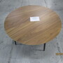 Hubert Couchtisch Walnuß Ø 90cm 3