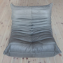 Togo Lounge Set 3 pz. Pelle Madras Grigio cenere 6