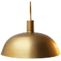 Mathematic M Pendant lamp Gold 0