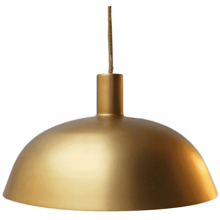 Mathematic M Hängelampe Gold 0