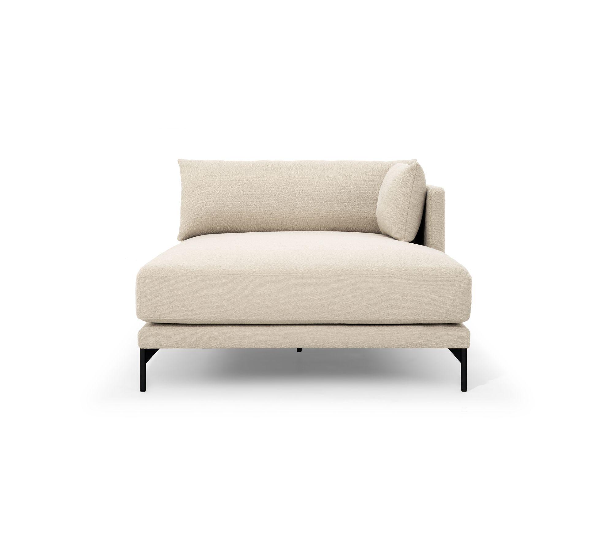 Vincent 1-seater chaise longue left Pasha Dune 2