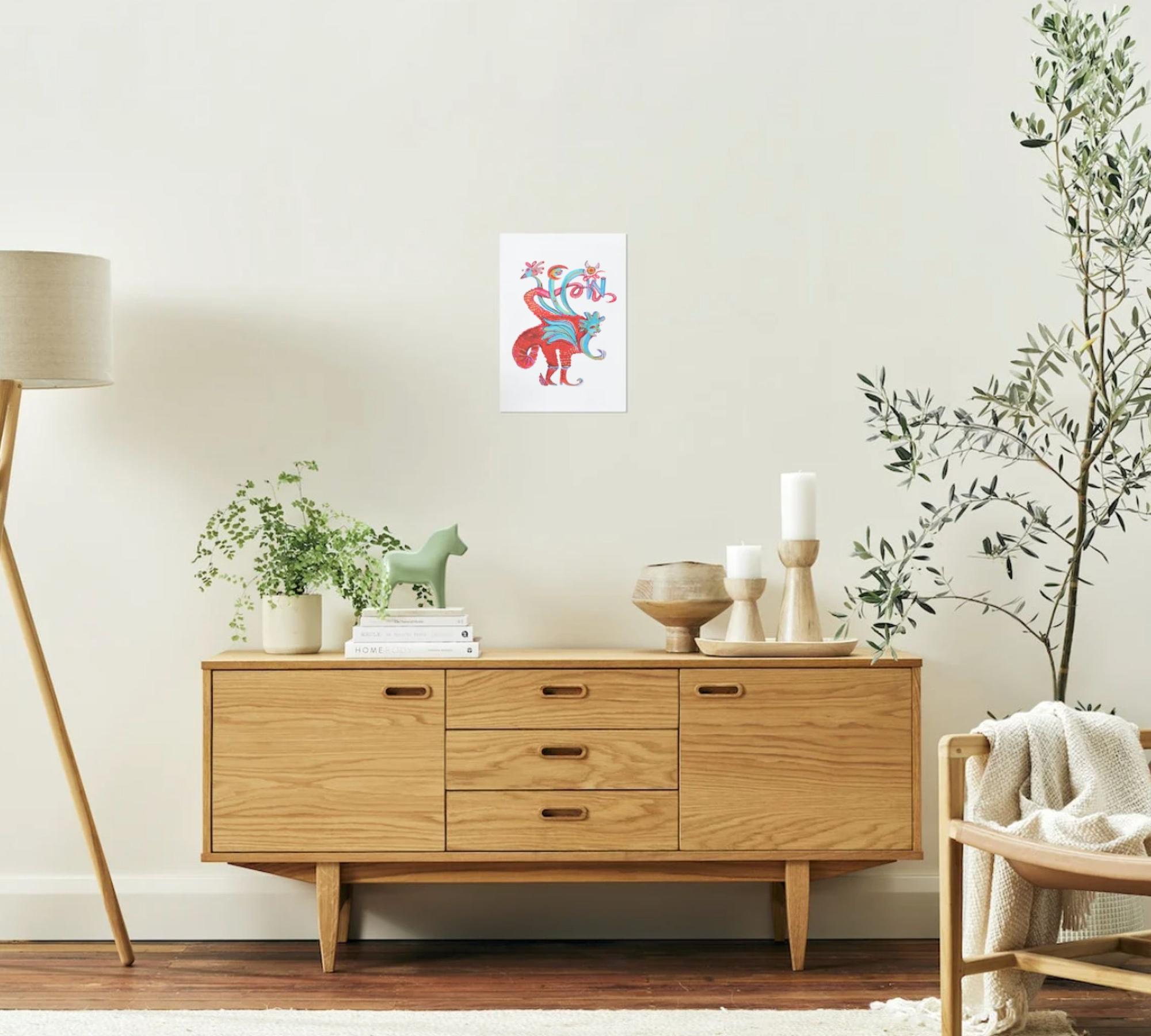 Phyton Art printMulticolor 4