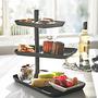 Tower Etagere Steel Black 4