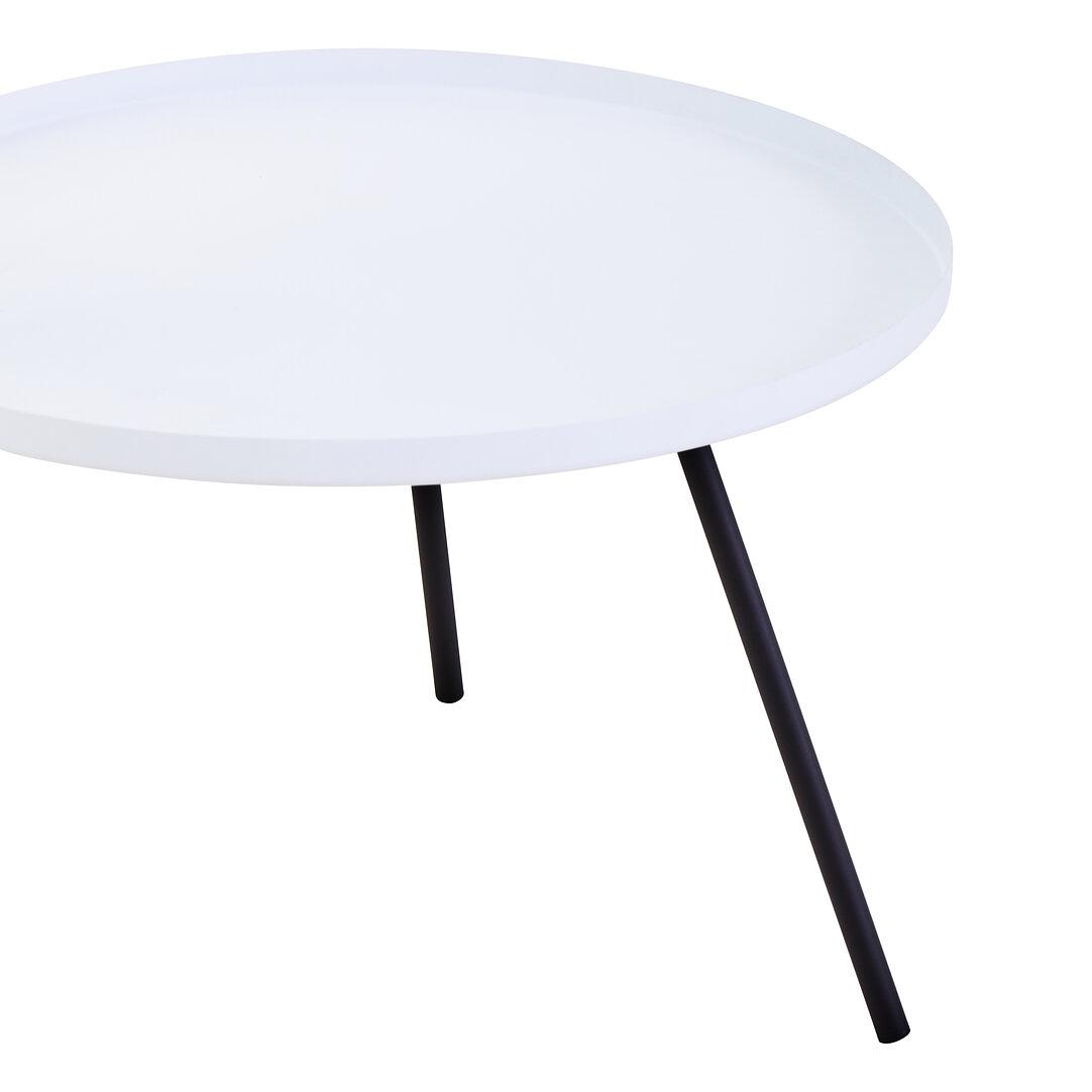 Trosa Two Tier Weiß und Gold Beistelltisch
 5