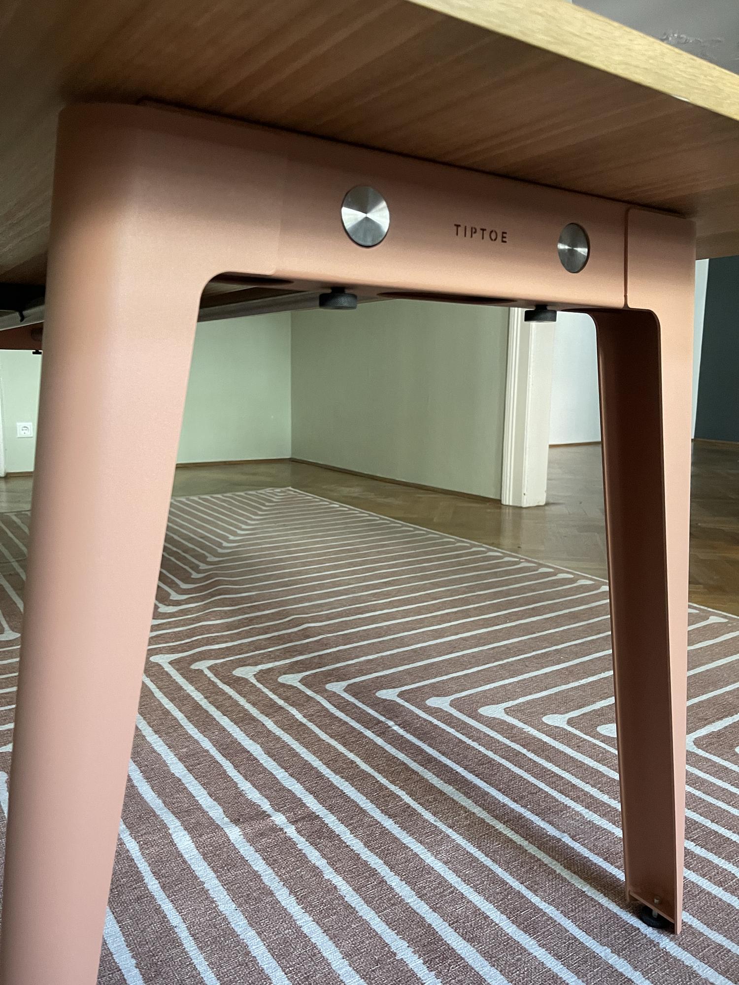 Design Esstisch Holz Stahl 8