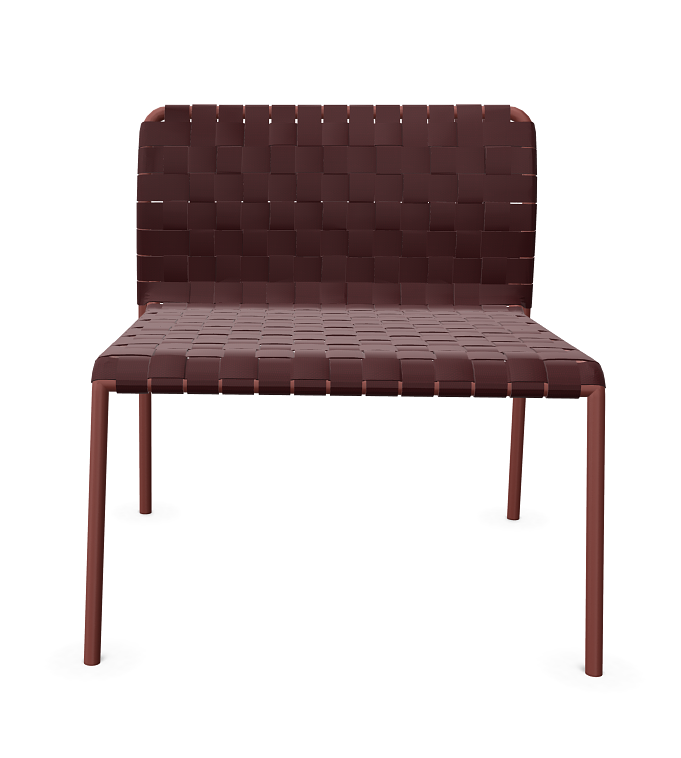 Costa Stuhl Aluminium Pulverbeschichtet Rot 0