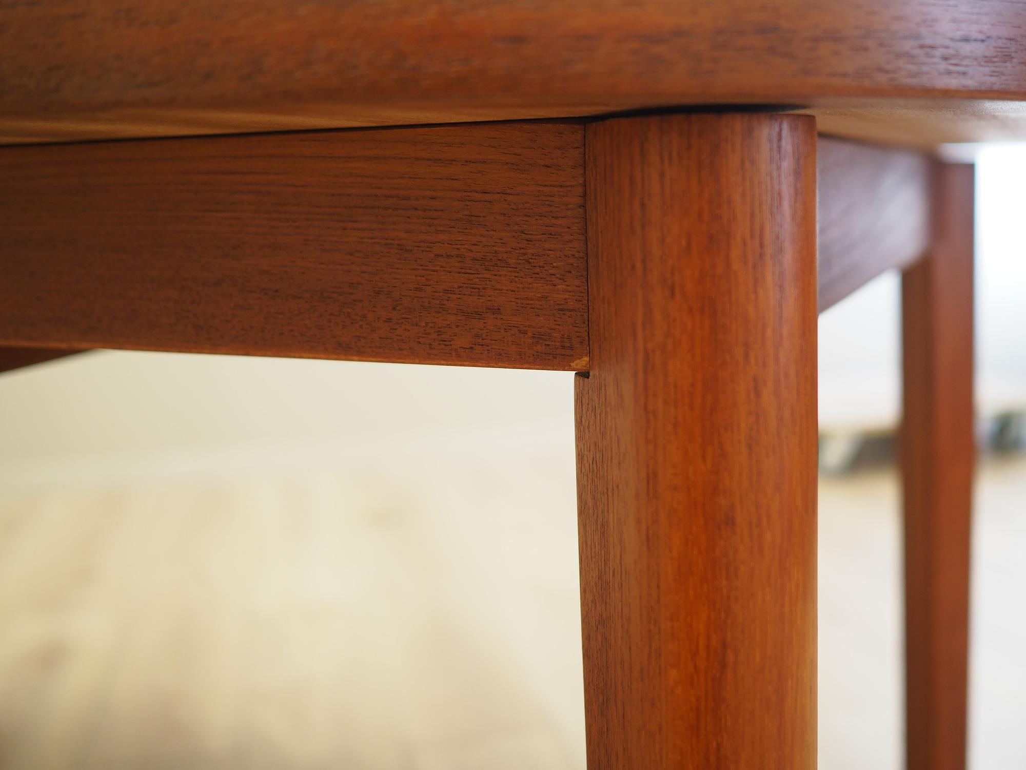 Dining table Teak wood 1970s 10