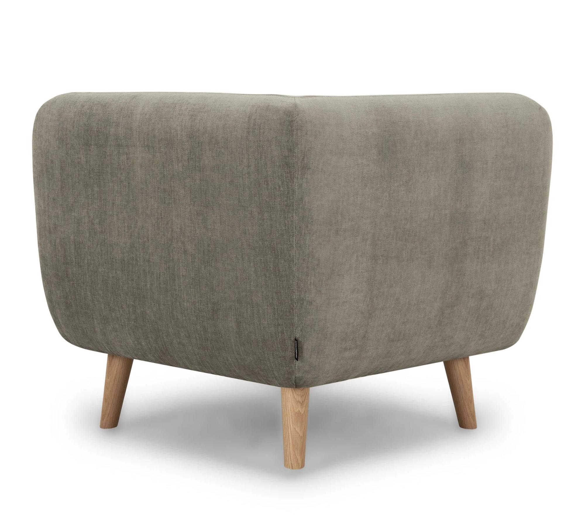 Alfred 1-Sitzer Eckmodul Rechts Planet Grey Green 2