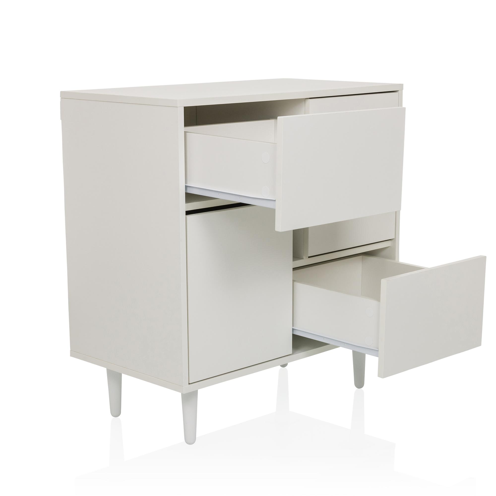 LYKKJA Chest of Drawers White 2