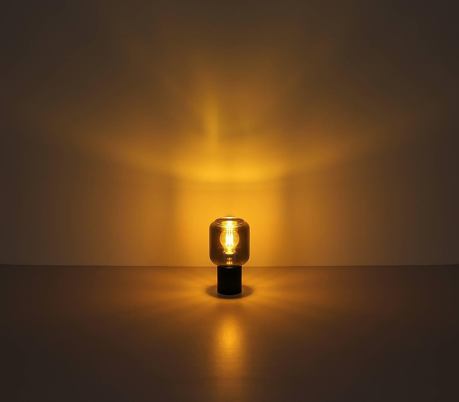 Ninjo Tischleuchte Farbglas Eisen 1-flammig 2