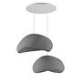 2-Flammig Wabi Sabi Grainbeams Pendelleuchte Beton Grau 6