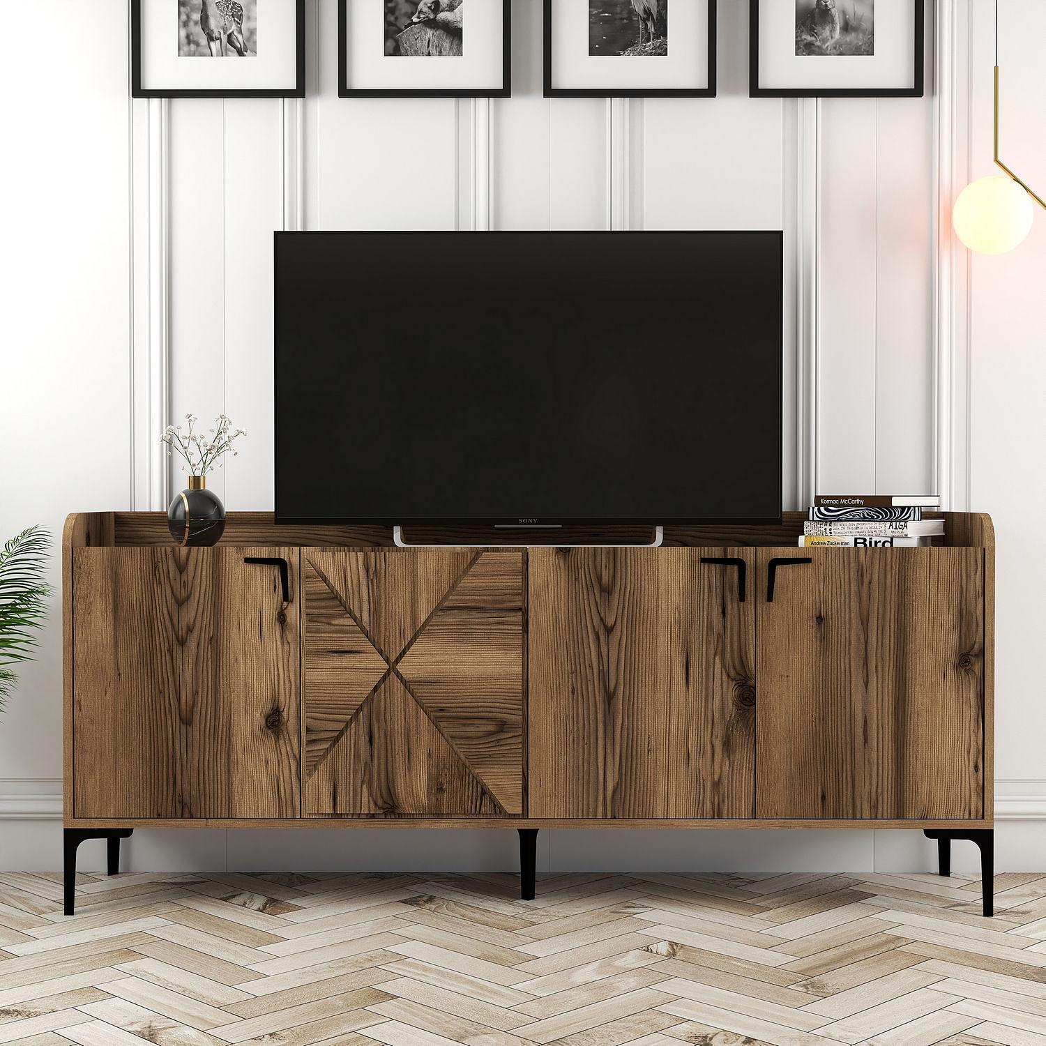 Venedik Sideboard Walnussbraun 4