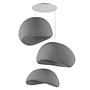 3-Flammig Wabi Sabi Kanso Beams Pendelleuchte Beton Grau 5