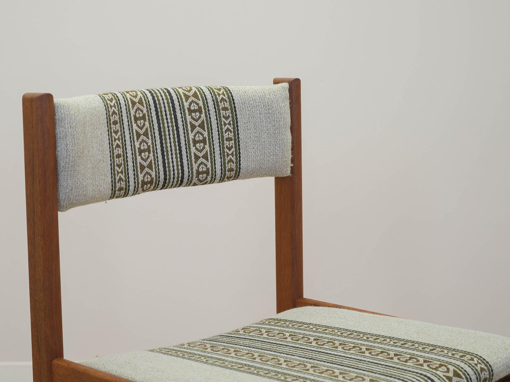 2er Set Teak-Stühle 1970er Jahre 9