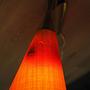 Vintage wall lamp metal textile multi-colored 1970s 14