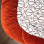 Togo Sofa 3-Sitzer Cord Bernsteinorange 7