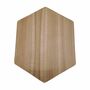 Hexagonaler Couchtisch hochwertiges Holz 75cmx75cm 1