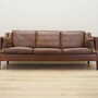 Vintage Sofa Leder Braun 1970er Jahre 1