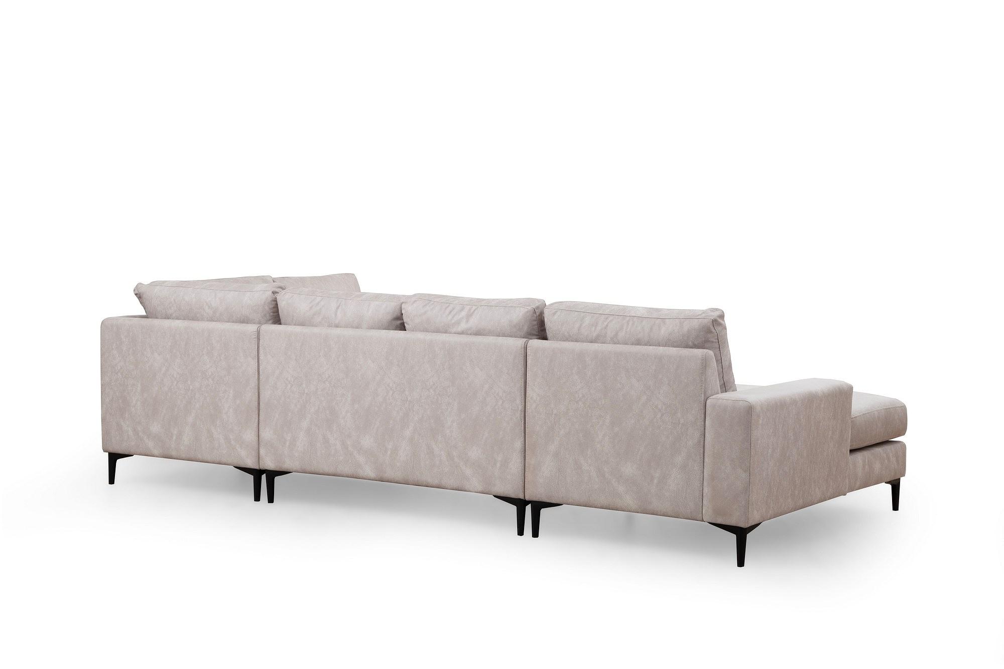 Porto Ecksofa Links Creme 4