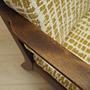 Armchair beech wood 1970s 8
